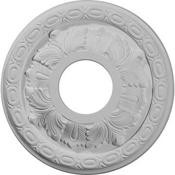 Restorers Architectural 11 3/8 Inch Leaf Prefinished Ceiling Medallionimage