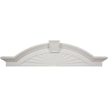 Restorers Architectural 62 1/2 Elliptical Sunburst Urethane Pedimentimage
