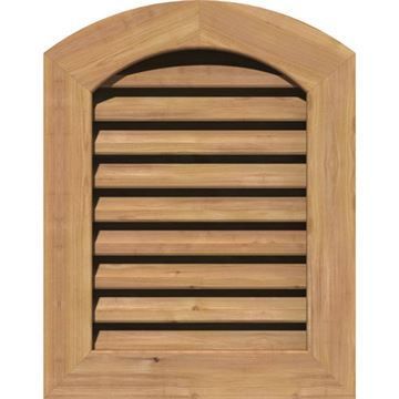 Restorers Architectural Arch Top Cedar Flat Trim Frame Gable Ventimage