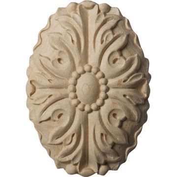Restorers Architectural Ashford Oval Rosette Appliqueimage