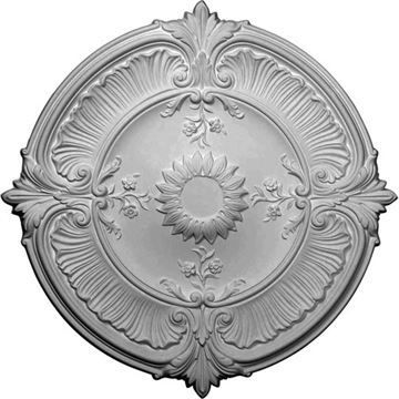 Restorers Architectural Attica Acanthus Prefinished Ceiling Medallionimage