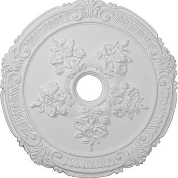 Restorers Architectural Attica Rose Prefinished Ceiling Medallionimage