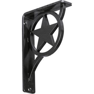 Restorers Architectural Austin Iron Triple Brace Shelf Bracketimage