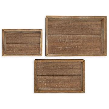 Restorers Architectural Farmhouse Rectangle Closed Set 3 Shadow Boxesimage