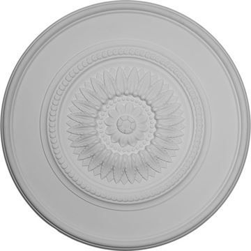 Restorers Architectural Floral 41 1/8 Prefinished Ceiling Medallionimage