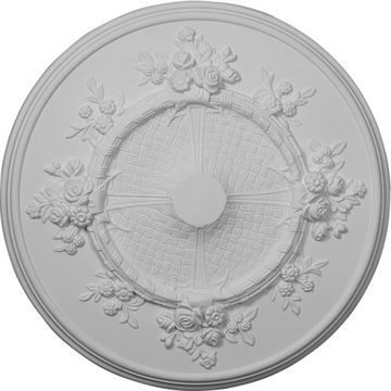 Restorers Architectural Flower 27 Prefinished Ceiling Medallionimage