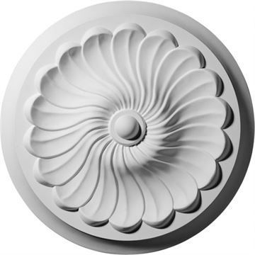 Restorers Architectural Flower Spiral Prefinished Ceiling Medallionimage