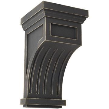 Restorers Architectural Fluted 13 Inch Prefinished Corbelimage