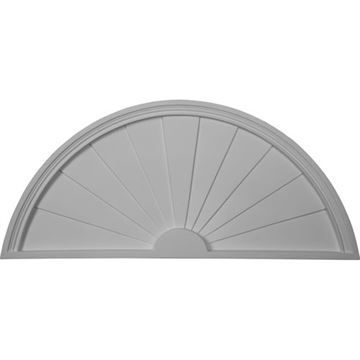 Restorers Architectural Half Round 40 Sunburst Urethane Pedimentimage