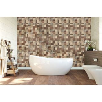 Restorers Architectural Heritage Boat Wood Mosaic Wall Tileimage