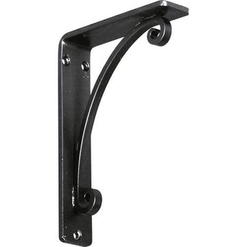 Restorers Architectural Legacy Iron Triple Brace Shelf Bracketimage