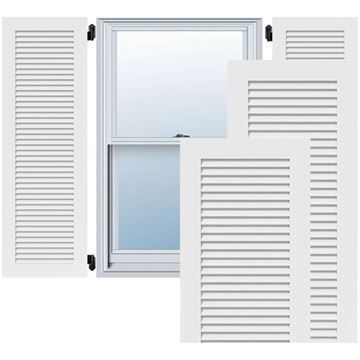 Restorers Architectural Louvered PVC Shutters - Pairimage