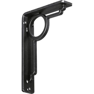 Restorers Architectural Maria Iron Single Brace Shelf Bracketimage