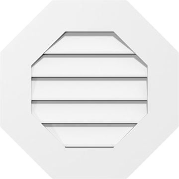 Restorers Architectural Octagon Standard Frame PVC Gable Ventimage