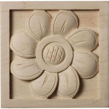 Restorers Architectural Sunflower Square Rosette Appliqueimage