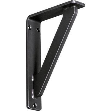 Restorers Architectural Traditional Iron Triple Brace Shelf Bracketimage