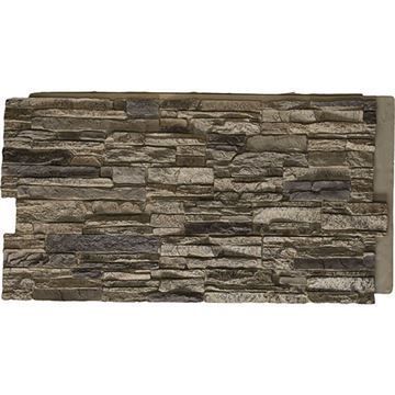 StoneWall Canyon Ridge Stacked Stone Faux Stone Wall Siding Panelimage