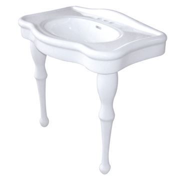 Fauceture Imperial Basin Console Sink with 4 Inch Faucet Holesimage