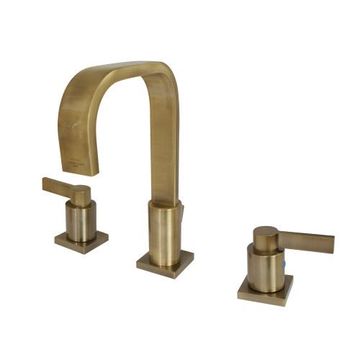 Fauceture NuvoFusion Lever Widespread Bathroom Faucetimage