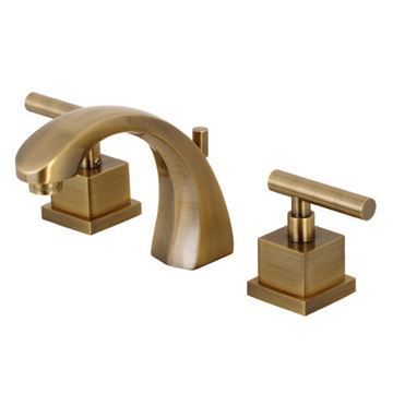 Restorers Claremont 8 Inch Widespread Metal Lever Bathroom Faucetimage