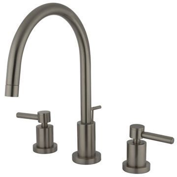 Restorers Concord 8 Inch Bathroom Faucet - Metal Leverimage