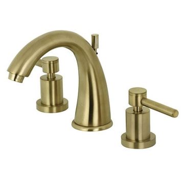 Restorers Concord 8 Inch Widespread Bathroom Faucet - Metal Leverimage