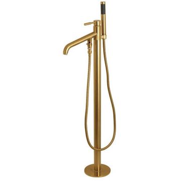 Restorers Concord Freestanding Tub Faucet & Hand Shower - Leverimage