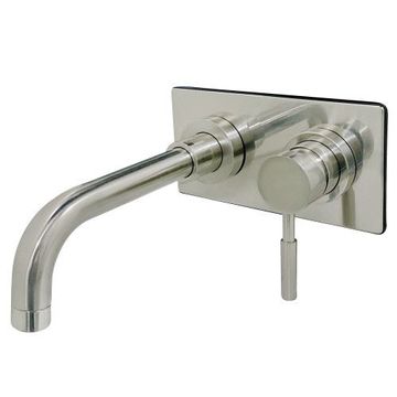Restorers Concord Single Handle Wall Mount Bathroom Faucet - Leverimage