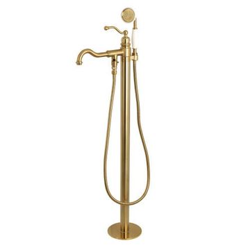 Restorers English Country Lever Freestanding Tub Faucet & Hand Showerimage