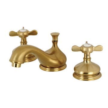 Restorers Essex Widespread Bathroom Faucet - Metal Crossimage