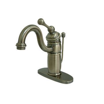 Restorers Victorian Single Bathroom Faucet with Pop Up Drainimage