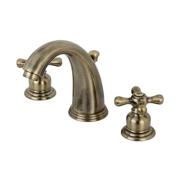 Restorers Victorian Widespread Bathroom Faucet - Metal Crossimage