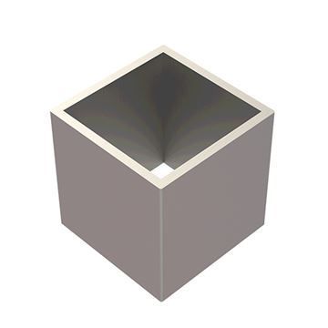 Designs of Distinction 2 x 2 Inch Square Metal Leg Sleeveimage