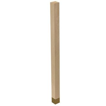 Designs of Distinction 2 x 35 1/4 Square Column - Satin Brassimage