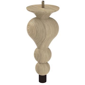 Designs of Distinction Tipt Toe 9 Clear Finish Foot - Iron & Boltimage