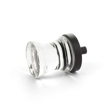 Schaub City Lights Concave Glass Cabinet Knobimage