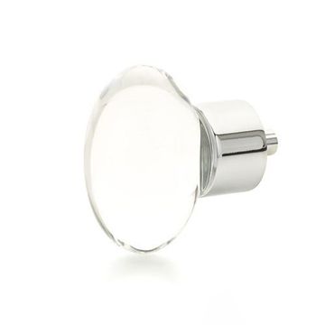 Schaub City Lights Oval Glass Cabinet Knobimage