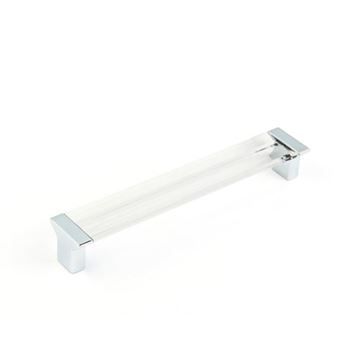 Schaub Positano Chrome Clear Cabinet Pullimage