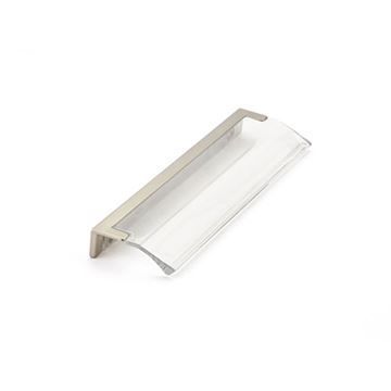 Schaub Positano Satin Nickel Clear Edge Cabinet Pullimage