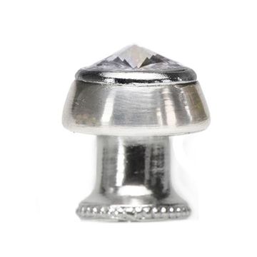 Carpe Diem Cache 1 1/4 Inch Flared Knob with Clear Swarovski Crystalimage