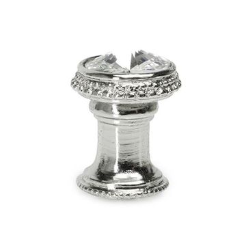 Carpe Diem Cache 15/16 Inch Round Knob & 18MM Clear Swarovski Crystalimage