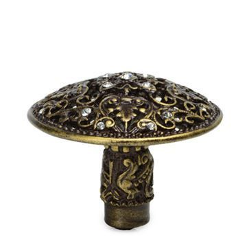 Carpe Diem Juliane Grace 1 7/8 Inch Knob - Clear Swarovski Crystalsimage