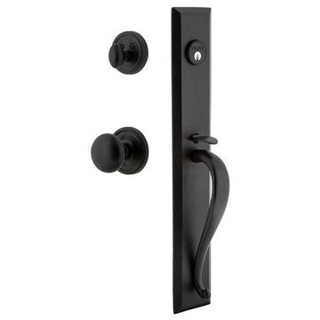 Ageless Iron Keep & Loch Handleset with A Grip - Keep Knobimage
