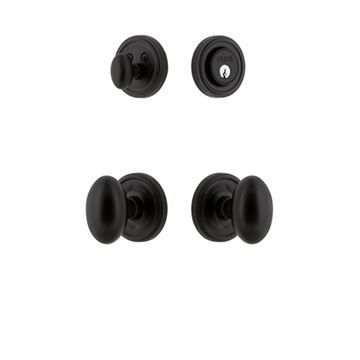 Ageless Iron Loch Rose Aeg Knob Entry Door Setimage