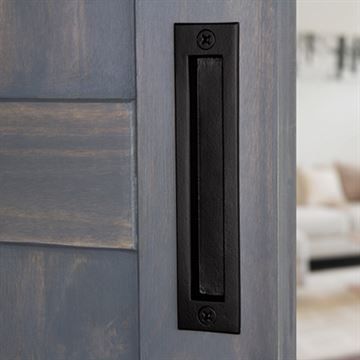 Ageless Iron Sliding Barn Door Flush Pullimage
