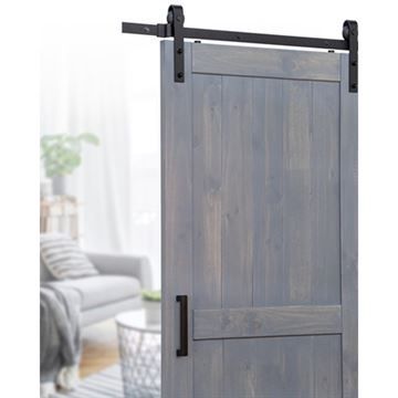 Ageless Iron Sliding Barn Door Hardware Kit - Handle Pullimage