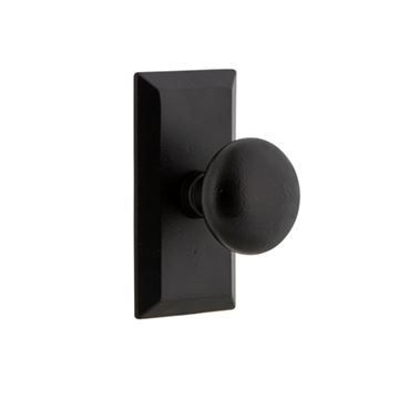 Ageless Iron Vale Plate Keep Knob Interior Door Setimage