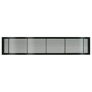 Architectural Grille Black Gloss Bar Grille - No Deflectionimage