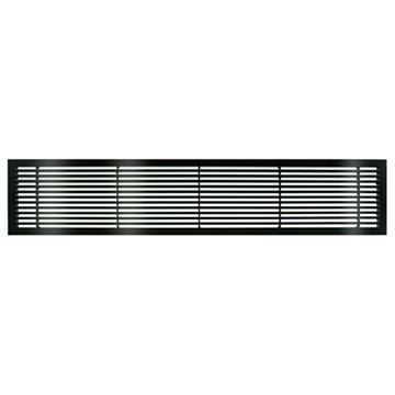 Architectural Grille Black Gloss Bar Grille & Door - 45 Deflectionimage