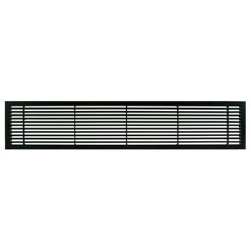Architectural Grille Black Matte Bar Grille - 45 Deflectionimage